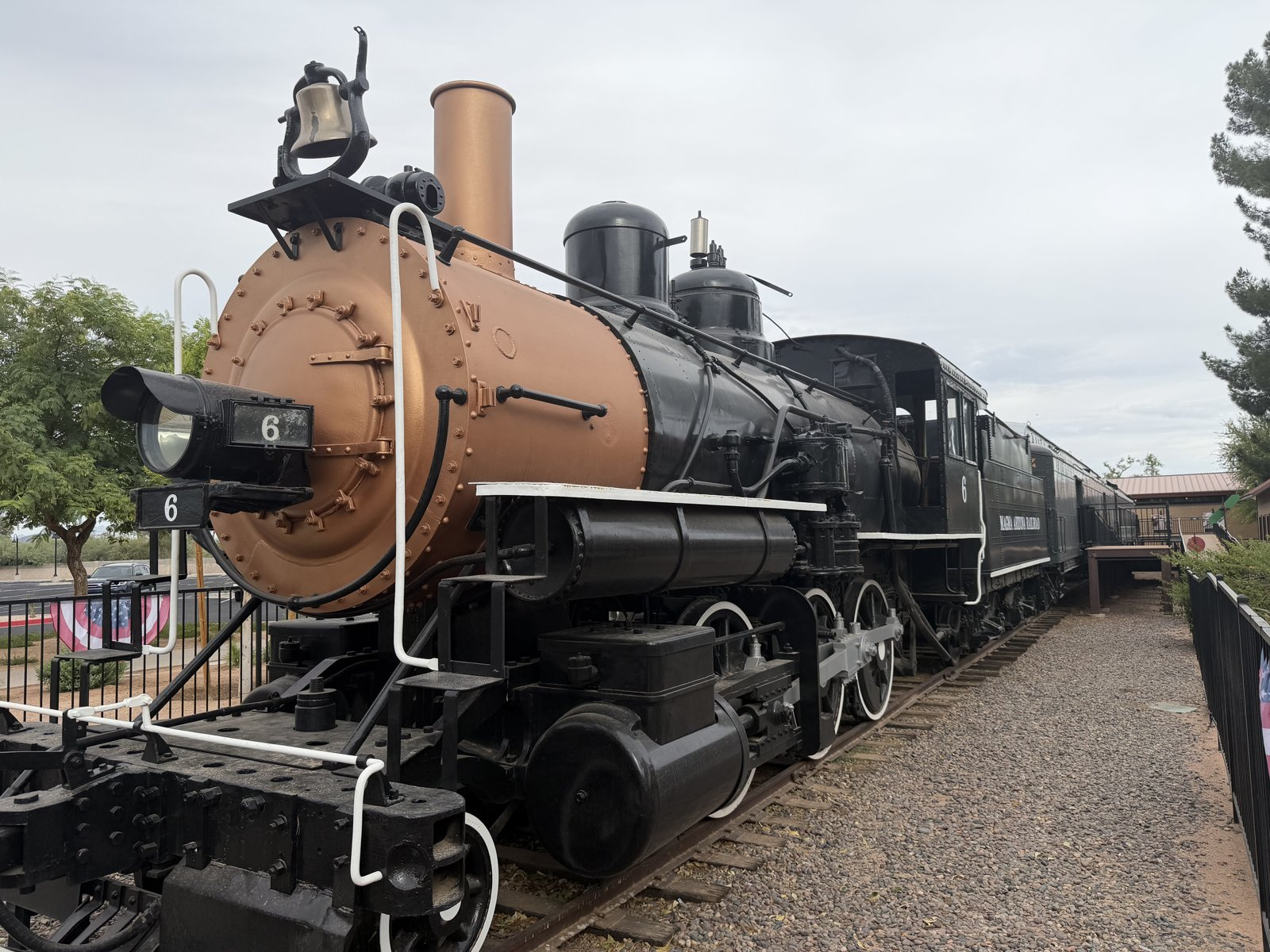 Engine No. 6, three-quarter view