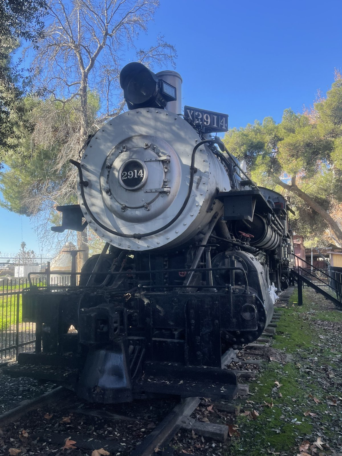 Southern Pacific No. 2914, smokebox and number boards
